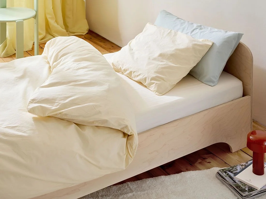 Kinderdekbedovertrek percal katoen butter glow