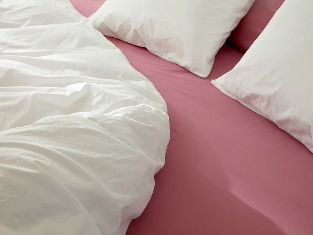 Dekbedovertrek percal katoen blissful white