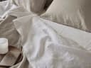 Laken gewassen linnen pure white