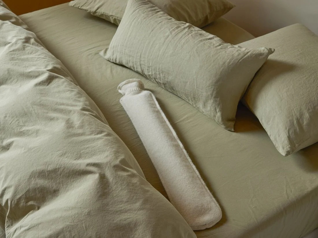 Kruikzak XL wol natural melange 78x12