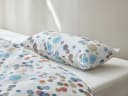 Kussensloop katoensatijn watercolor dots multicolor