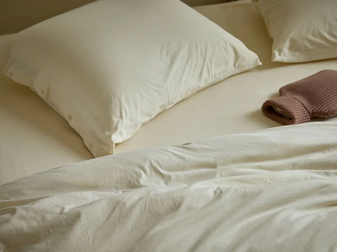 Kussensloop jersey sunrise white