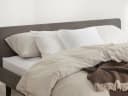 Kussensloop percal katoen white sand