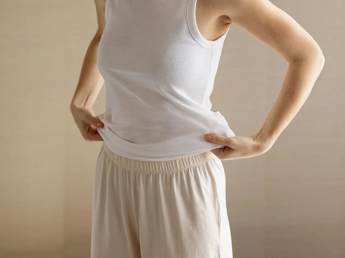 Pyjamabroek dames jersey sunrise white