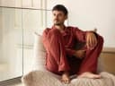 Pyjamaset heren flanel red velvet