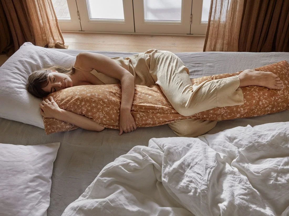 Kussen zijslaper wol 35x160