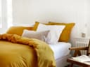 Dekbedovertrek flanel indian yellow - zonder slopen
