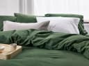 Kussensloop flanel moss green