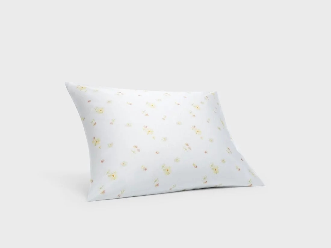 Kussensloop katoen satijn flower valley
