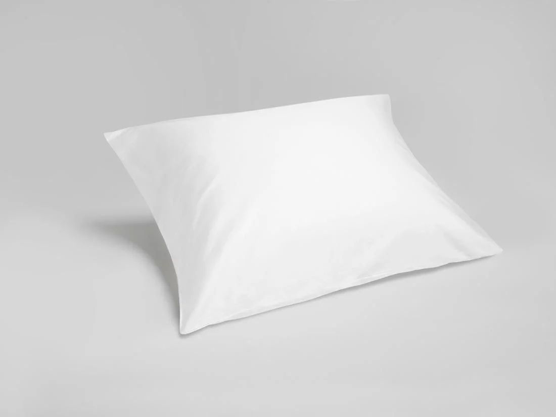 Kussensloop katoen satijn pure white