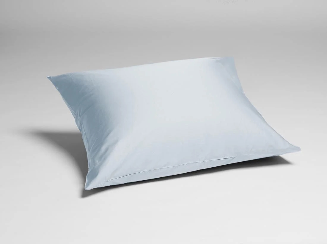 Kussensloop katoen satijn sky blue