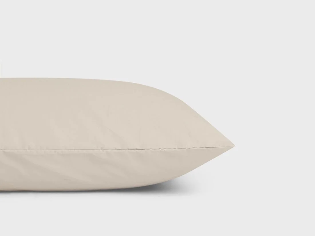 Kussensloop katoen TENCEL™ sandy taupe