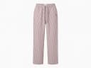 Pyjamabroek dames linnen rose white stripe