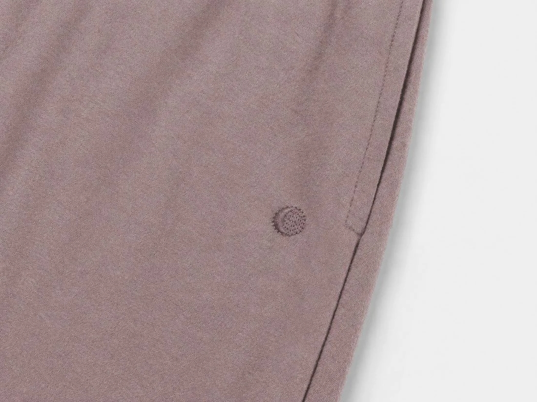 Pyjamabroek dames flanel mauve chambray