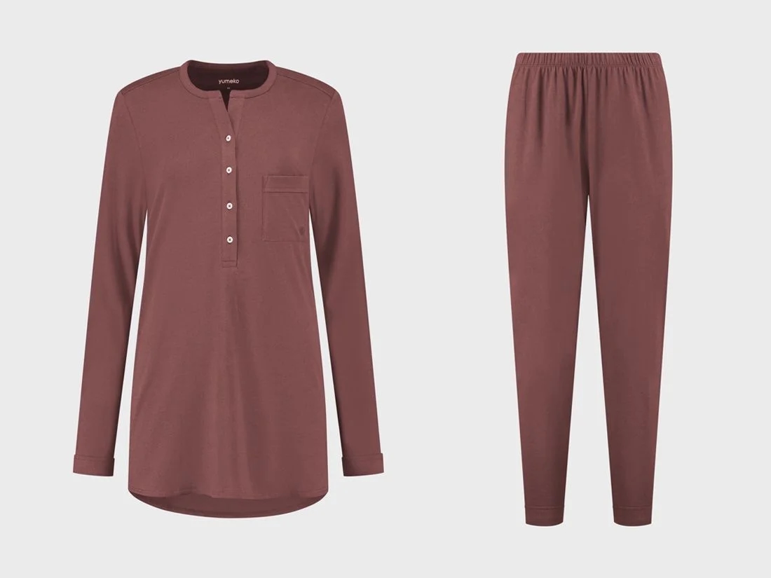 Pyjamaset dames jersey evening rose