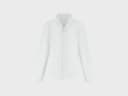 Pyjamashirt heren katoen TENCEL™ white/blue stripe