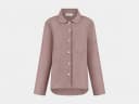 Pyjamashirt dames flanel mauve chambray