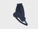 Slaapmasker jersey midnight blue