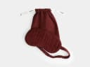 Slaapmasker mousseline katoen arch bordeaux
