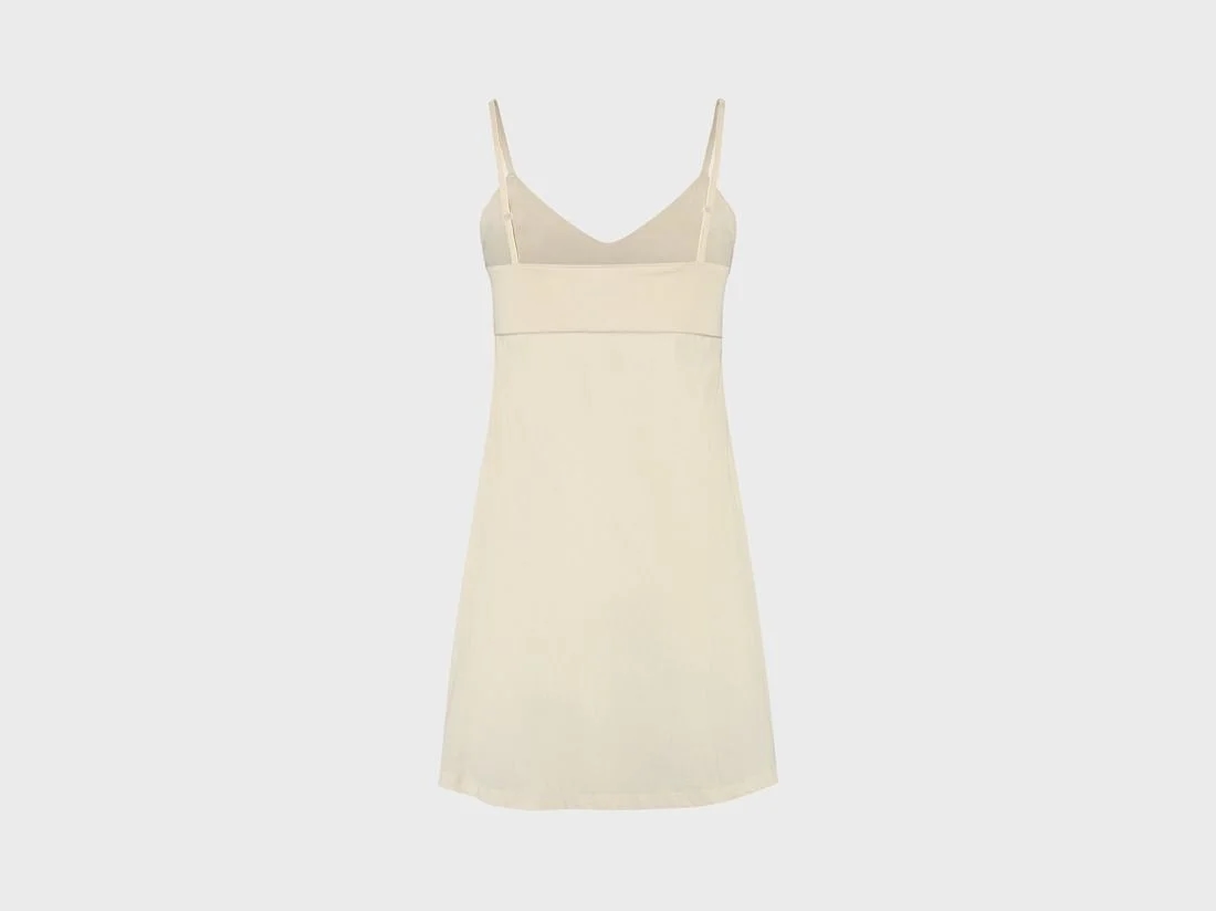 Slipdress jersey sunrise white