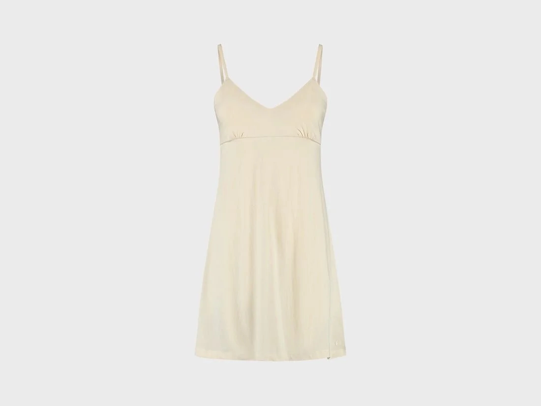 Slipdress jersey sunrise white