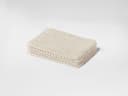 Washandjes dots white sand 15x22 - 4 st