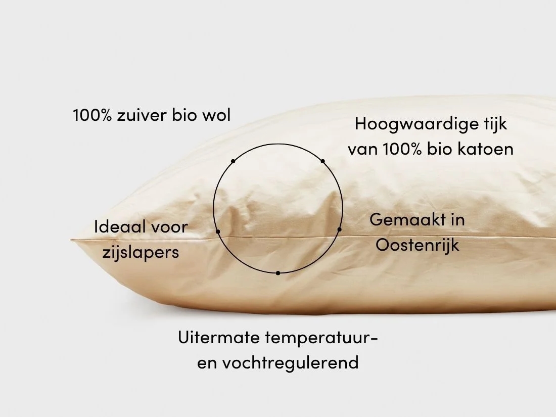 Kussen wol 60x70 stevig