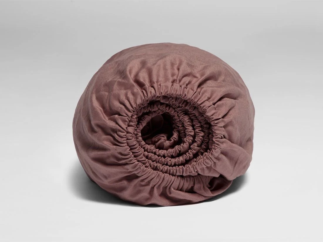 Hoeslaken katoen TENCELâ„¢ blush rose