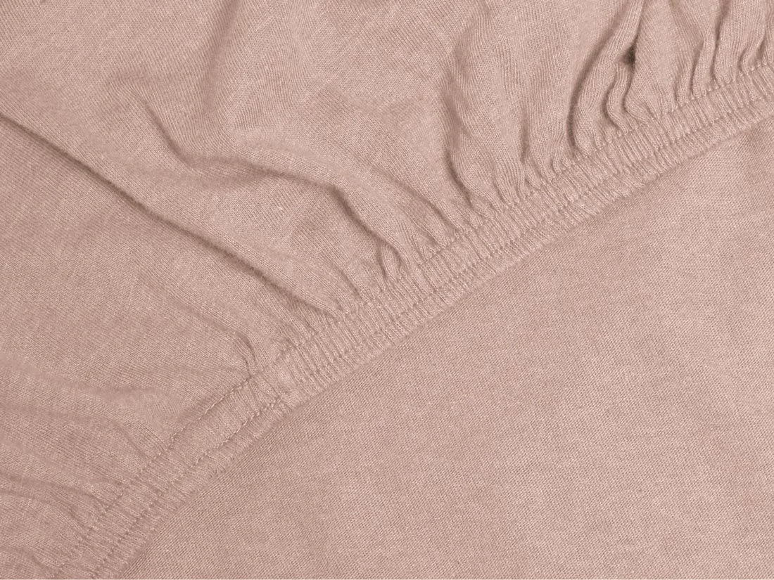 Kinderhoeslaken jersey vintage rose