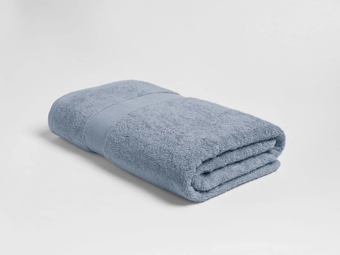 Badlaken terry faded blue 100x150 - 1 st