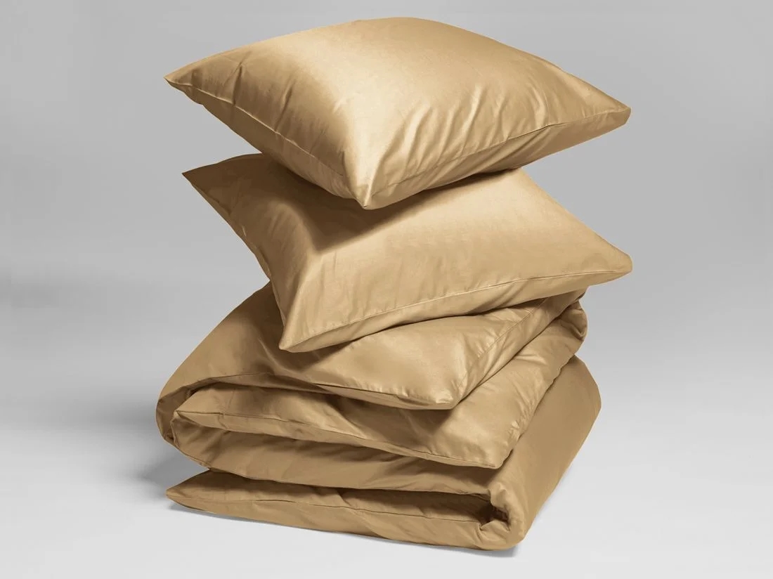 Dekbedovertrek katoen satijn honey