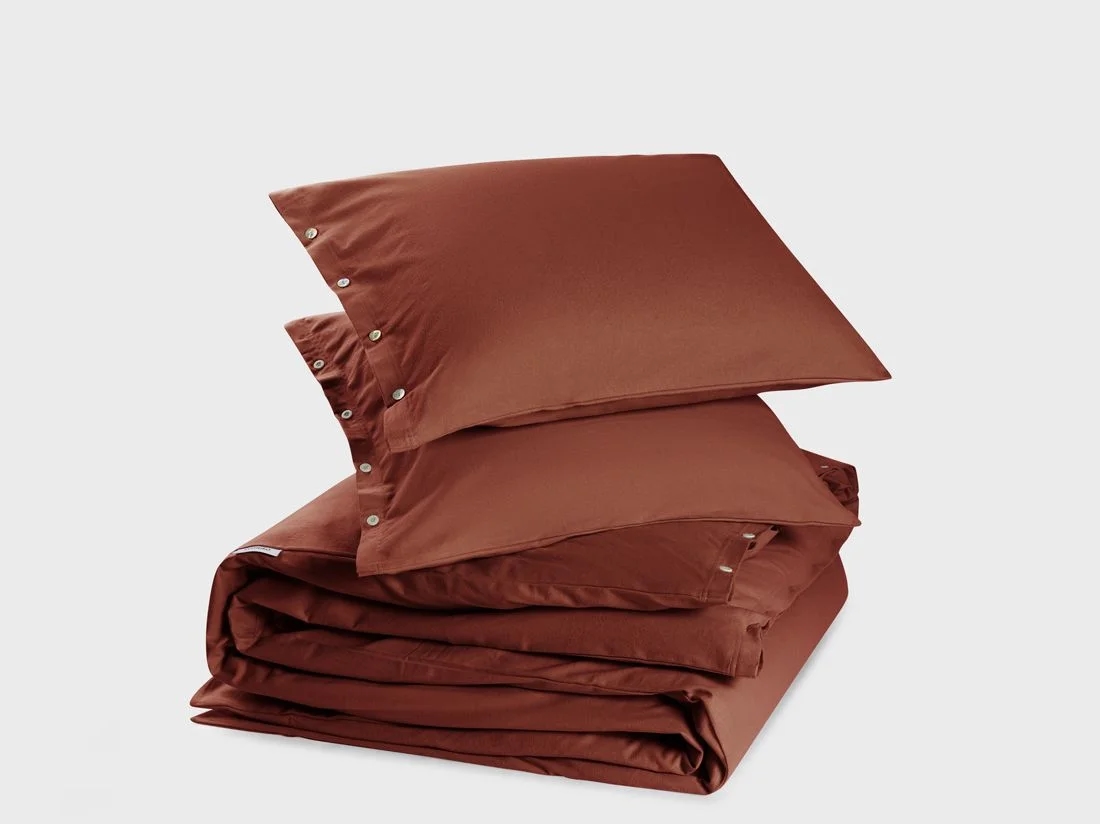 Dekbedovertrek flanel red velvet