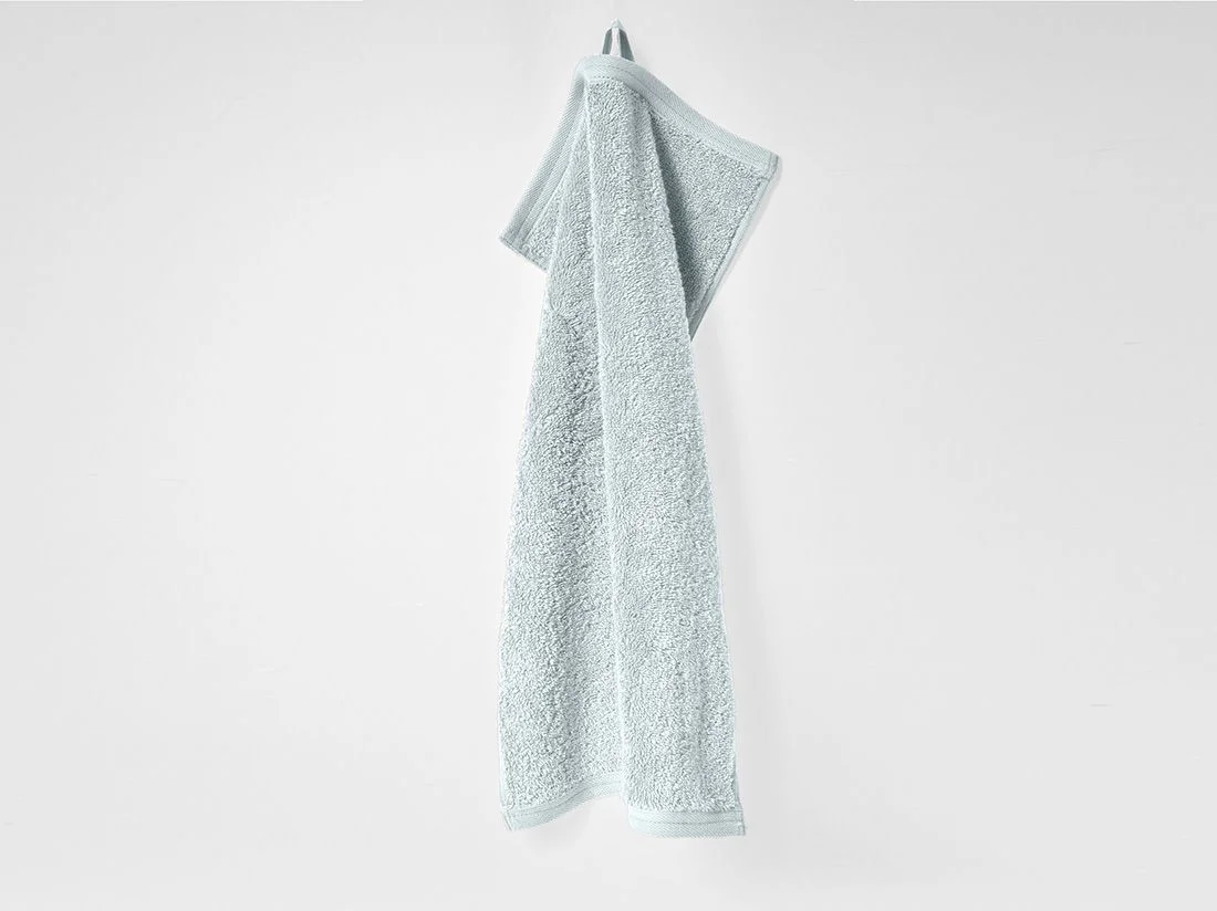 Gastendoekjes terry bubble blue 30x50 - 4 st