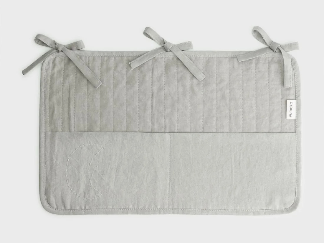 Linnen organizer misty green