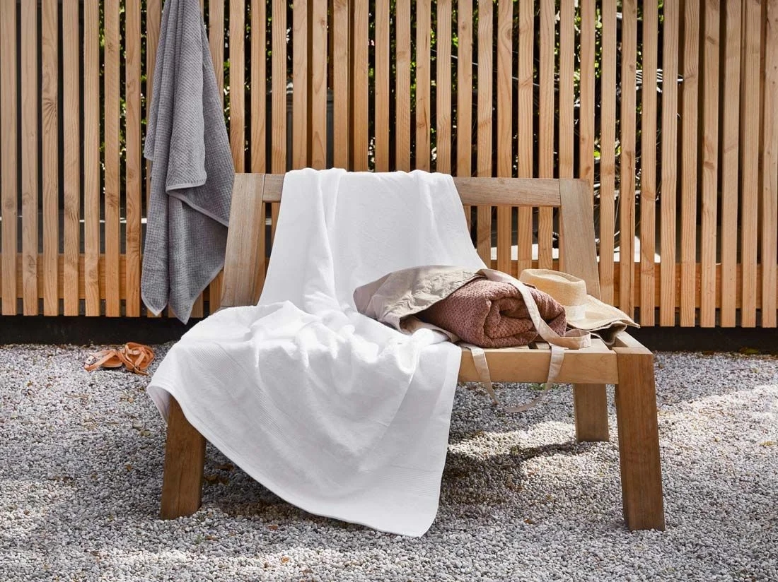 Badlaken terry pure white 100x150 - 1 st