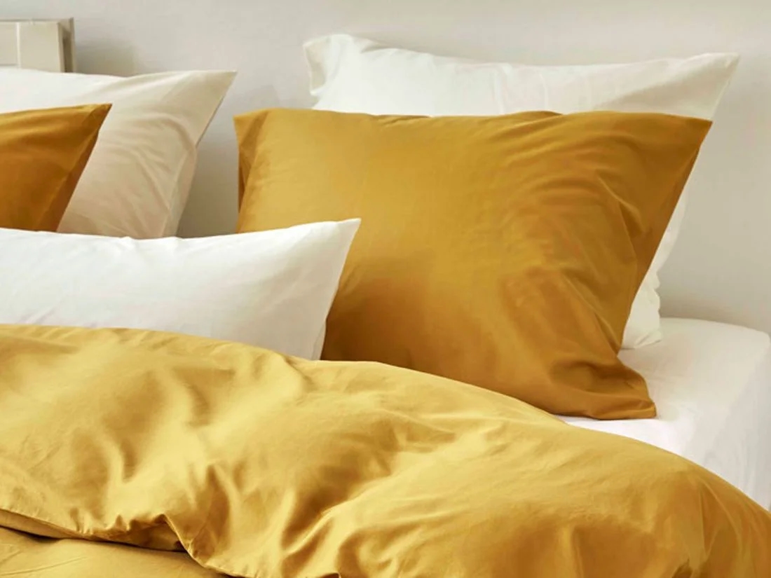 Kussensloop katoen satijn classic gold